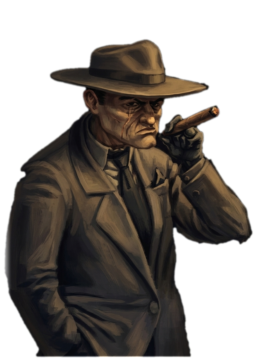 The Family — an oil-painted mafia don
